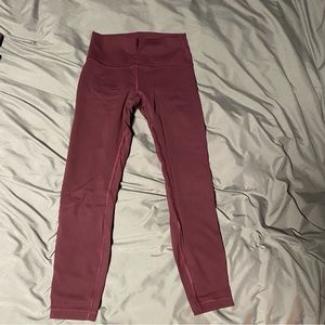Lululemon Wunder Train 25" - Cassis sz 8